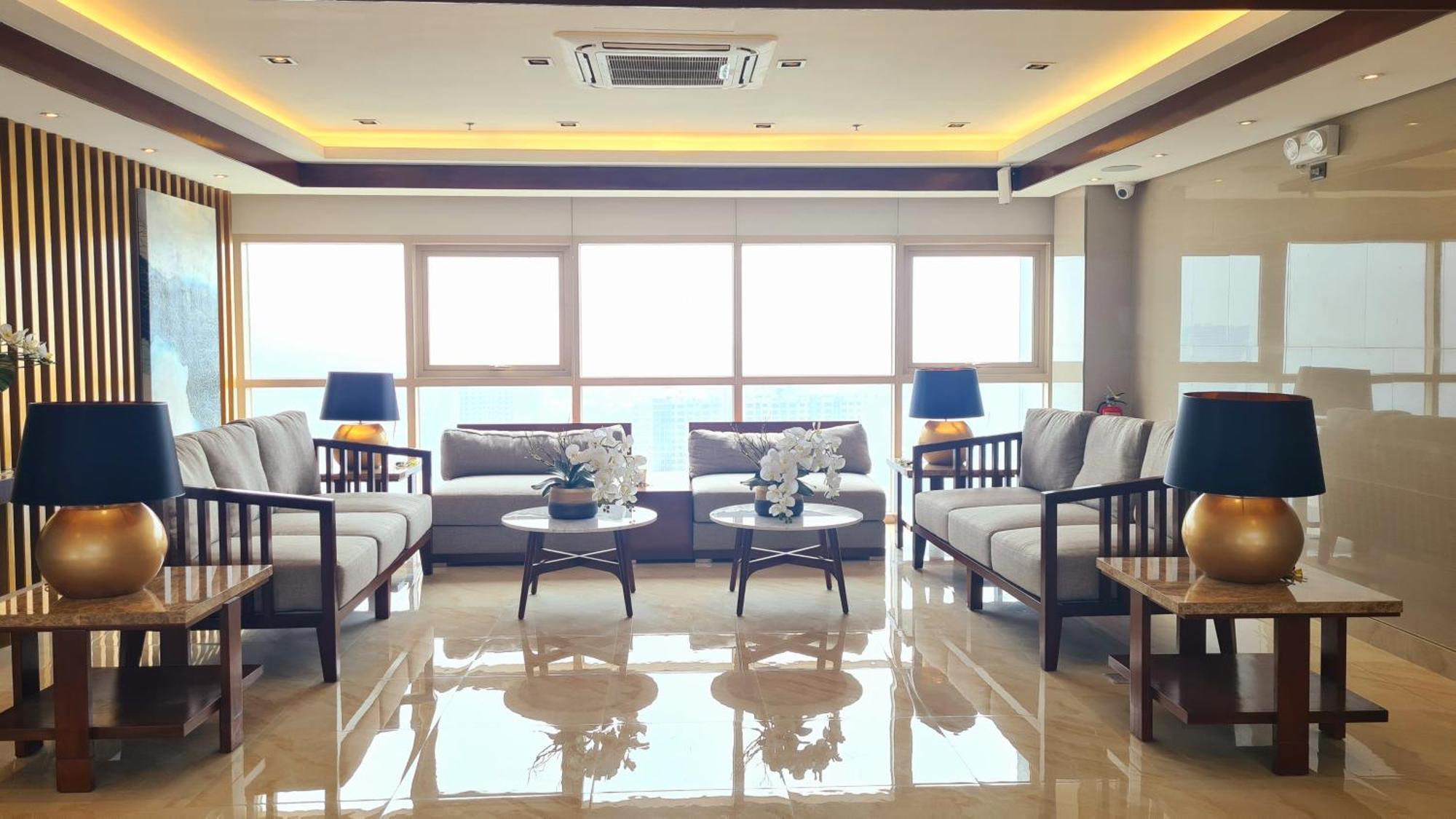 Cozy Penthouse 2Br Suite W Balcony - Amazing Manila Bay View And City Skyline Near Moa 帕赛 外观 照片